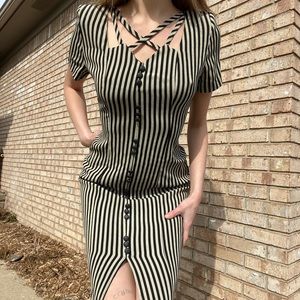 Vintage Gothic Dawn Joy dress Tim burton vibe
